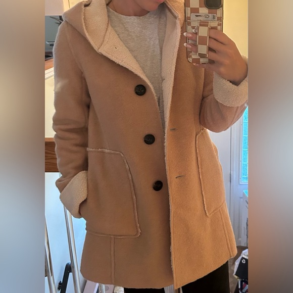 BCBG wool coat with fleece lining - Picture 7 of 7